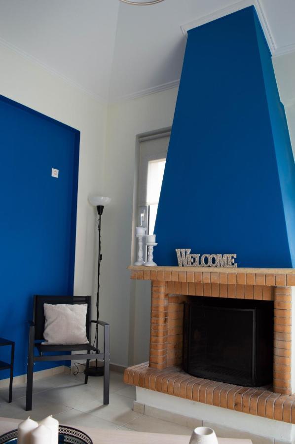 Ferienwohnung Blue And White Schinias Exterior foto